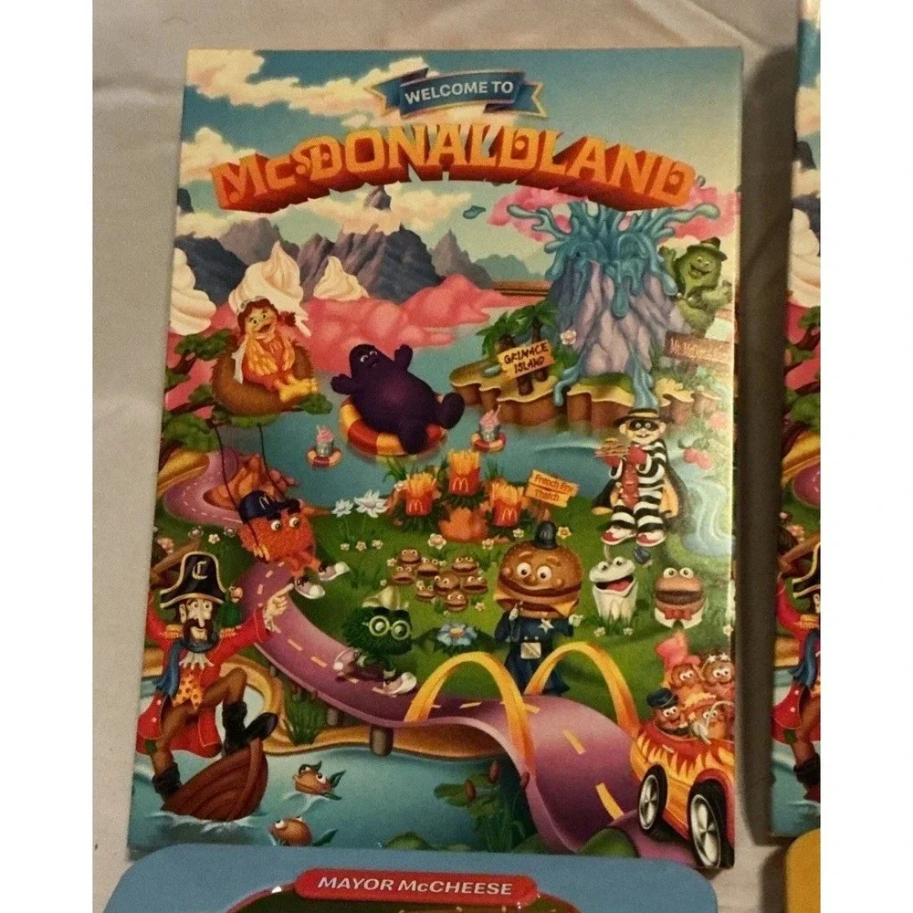 McDonald Land Souvenir Tin - 2025 Adult Happy Meal Lot Of 3, New In Opened‎ Box